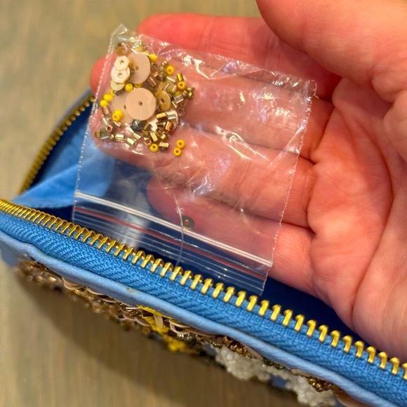 NWT Anthropologie Women’s Monogram Pouch - Picture 5 of 9